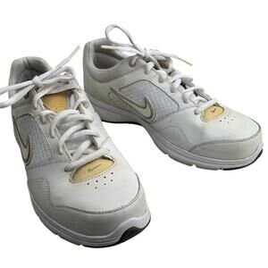 Nike Women's Steady VIII Running Shoes White 454481-106 Low Top Lace Up Size 7.5